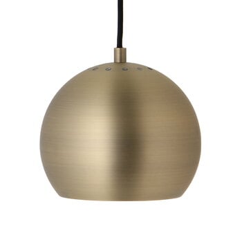 Lampade a sospensione, Lampada a sospensione Ball, 18 cm, ottone antico opaco, Oro