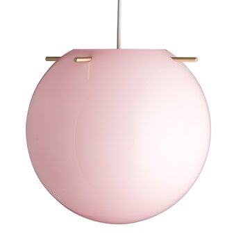 Lampade a sospensione, Lampada a sospensione Koi, 32 cm, rosa opale - ottone, Oro