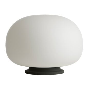 Holiday home décor, Supernate table lamp, 38 cm, white opal - black, White