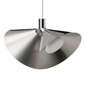 Pendant lamps, Peel pendant, brushed stainless steel, Silver