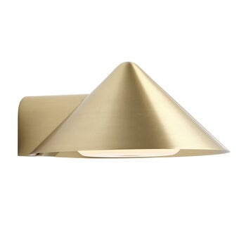 Lampade da parete, Lampada da parete ricaricabile Grasp, ottone, Oro