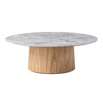 Fredericia Niveau coffee table, 110 cm, oiled ash - tundra grey