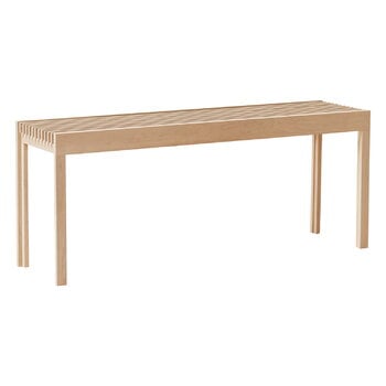 Form & Refine Lightweight bench, white oiled oak