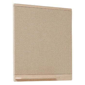 Memory boards, Rim pinboard, 75 x 75 cm, white oiled oak, Natural