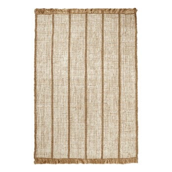 Ferm Living Athens Stripes matto, 170 x 240 cm, natural - off white, tuotekuva