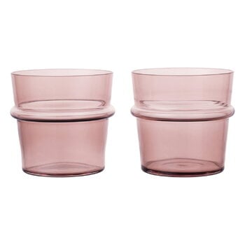 Bicchieri da acqua, Bicchieri Boya Low, 30 cl, 2 pz, malva, Viola