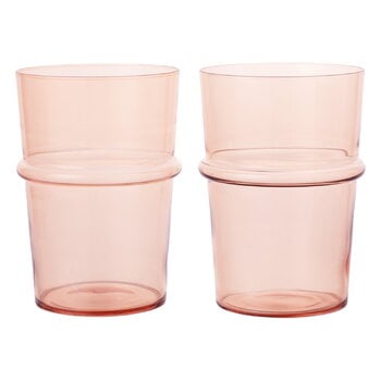Bicchieri da acqua, Bicchieri Boya Tall, 45 cl, 2 pz, blush, Rosa