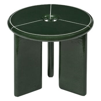 Ferm Living Tavolino Deya, 47 cm, verde scuro, immagine prodotto