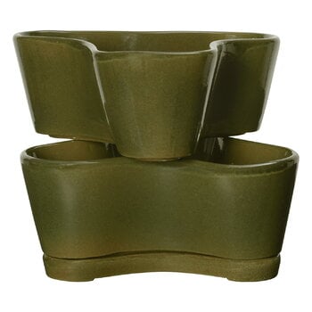 Ferm Living Vasi impilabili Gemi, set da 2, verde muschio, immagine prodotto