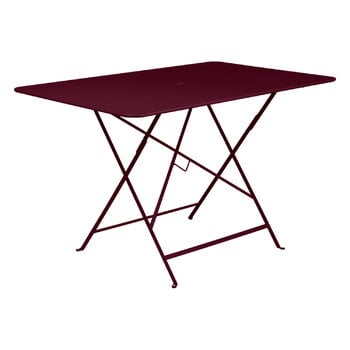 Fermob Table Bistro, 117 x 77 cm, cerise noire