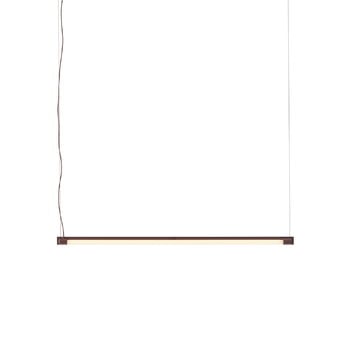 Muuto Fine suspension lamp, 90 cm, deep red