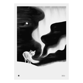 Posters, Firefox poster, 50 x 70 cm, Black & white