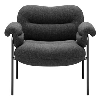 Fogia Bollo lounge chair,  Main Line Flax 28 - black