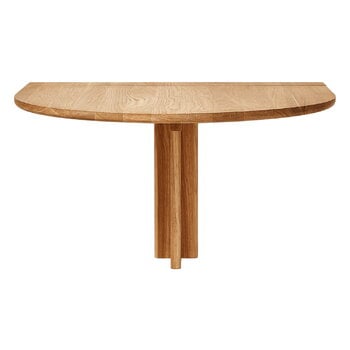 Dining tables, Trefoil folding wall table, oak, Natural