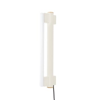 Lampade da parete, Lampada da parete Eiffel Single, 50 cm, crema, Bianco