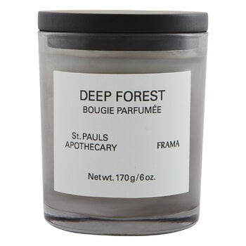 Candele profumate, Candela profumata Deep Forest, 170 g, Grigio