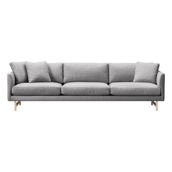 Fredericia Calmo sofa 80, 3-seater, lacquered oak - Sunniva 242