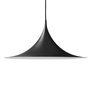 GUBI Semi pendellampa, 60 cm, svart matt