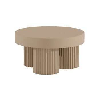 Tables basses, Table basse Gear, 37 x 70 cm, chai, Beige