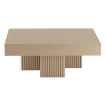 Coffee tables, Gear Square coffee table, 100 x 100 cm, chai, Beige