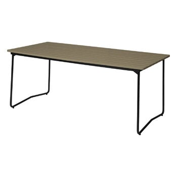 Grythyttan Stålmöbler Pöytä B31, 170 x 92 cm, musta - vaaleanvihreä, tuotekuva
