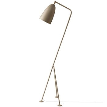 GUBI Gräshoppa floor lamp, warm grey