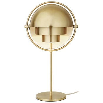 GUBI Multi-Lite table lamp, brass - shiny brass