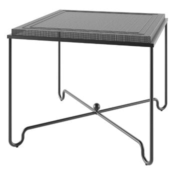 Patio tables, Tropique dining table, black, Black