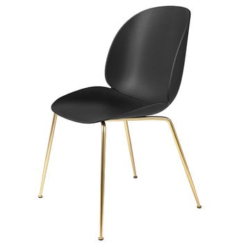 GUBI Beetle chair, brass semi matt - black