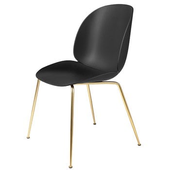 GUBI Beetle chair, brass - black