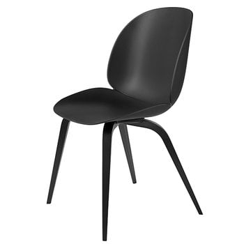 GUBI Beetle chair, black beech - black