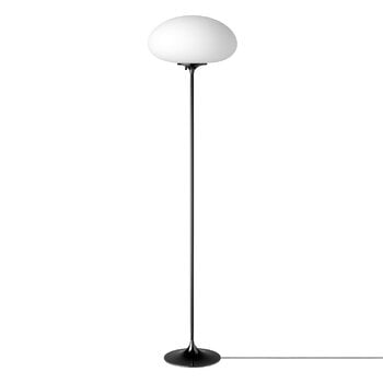 GUBI Stemlite golvlampa, 150 cm, dimbar, svart krom