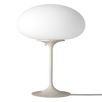 GUBI Stemlite table lamp, 42 cm, dimmable, pebble grey