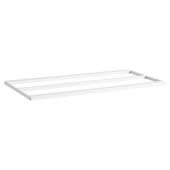 Tavoli da pranzo, Supporto per tavolo Loop Stand, 180-200 cm, bianco, Bianco