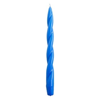 HAY Soft Twist candle, sky blue