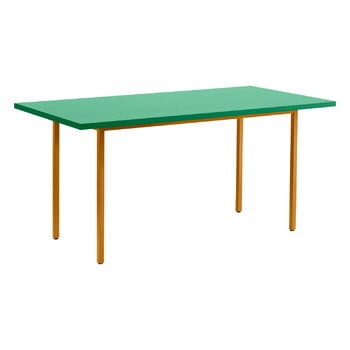 HAY Two-Colour table, 160 x 82 cm, ochre - green mint
