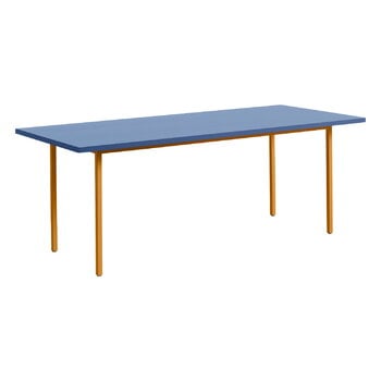 HAY Two-Colour table, 200 x 90 cm, ochre - blue