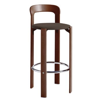 HAY Rey bar stool, 75 cm, umber brown - brown Steelcut Trio 376, product image