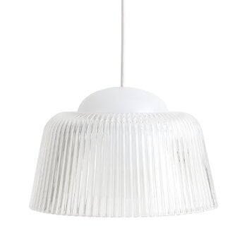 HAY Lampada a sospensione Brim, 24,5 cm, vetro trasparente