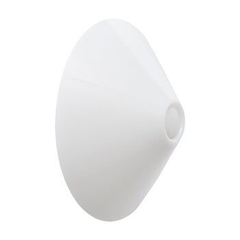 Lampade da parete, Plafoniera Ono, cablata, 35 cm, acrilico opale bianco, Bianco