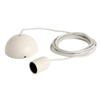 Lampade a sospensione, Set cavo per lampada a sospensione Common, bianco argilla, Bianco