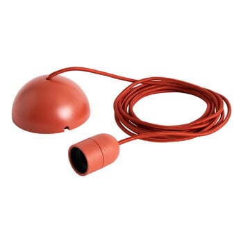 Lampade a sospensione, Set cavo per lampada a sospensione Common, rosso ruggine, Rosso