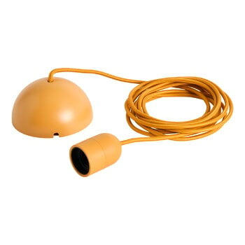 Lampade a sospensione, Set cavo per lampada a sospensione Common, giallo ambrato, Rosso