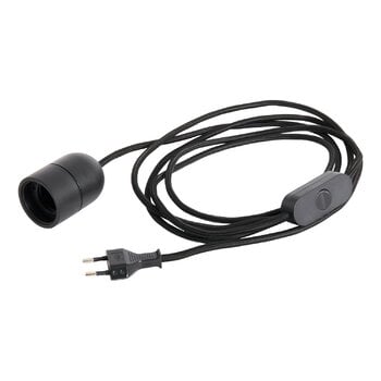 Table lamps, Common table cord set, soft black, Black