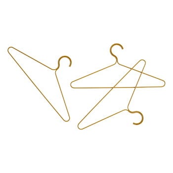 Coat hangers, Colour hanger, 3 pcs, dijon, Yellow