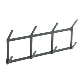 HAY Tape coat rack, small, charcoal, product image