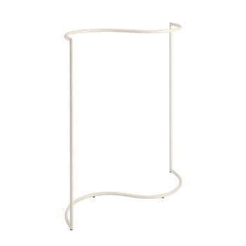 Coat stands, Colour Rack clothes rack, S-shape, eggshell, White