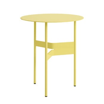 HAY Table basse Shim, diam. 45 cm, h. 51 cm, crème anglaise