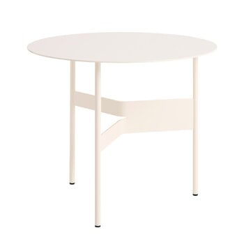 HAY Shim coffee table, diam. 54 cm, h. 44 cm, eggshell