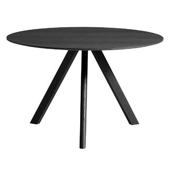 Tavoli da pranzo, Tavolo CPH20 2.0, 120 cm, rovere nero, Nero